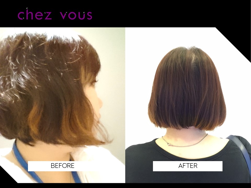 Hair Fixed by Associate Salon Director of Chez Vous, Shawn Chia