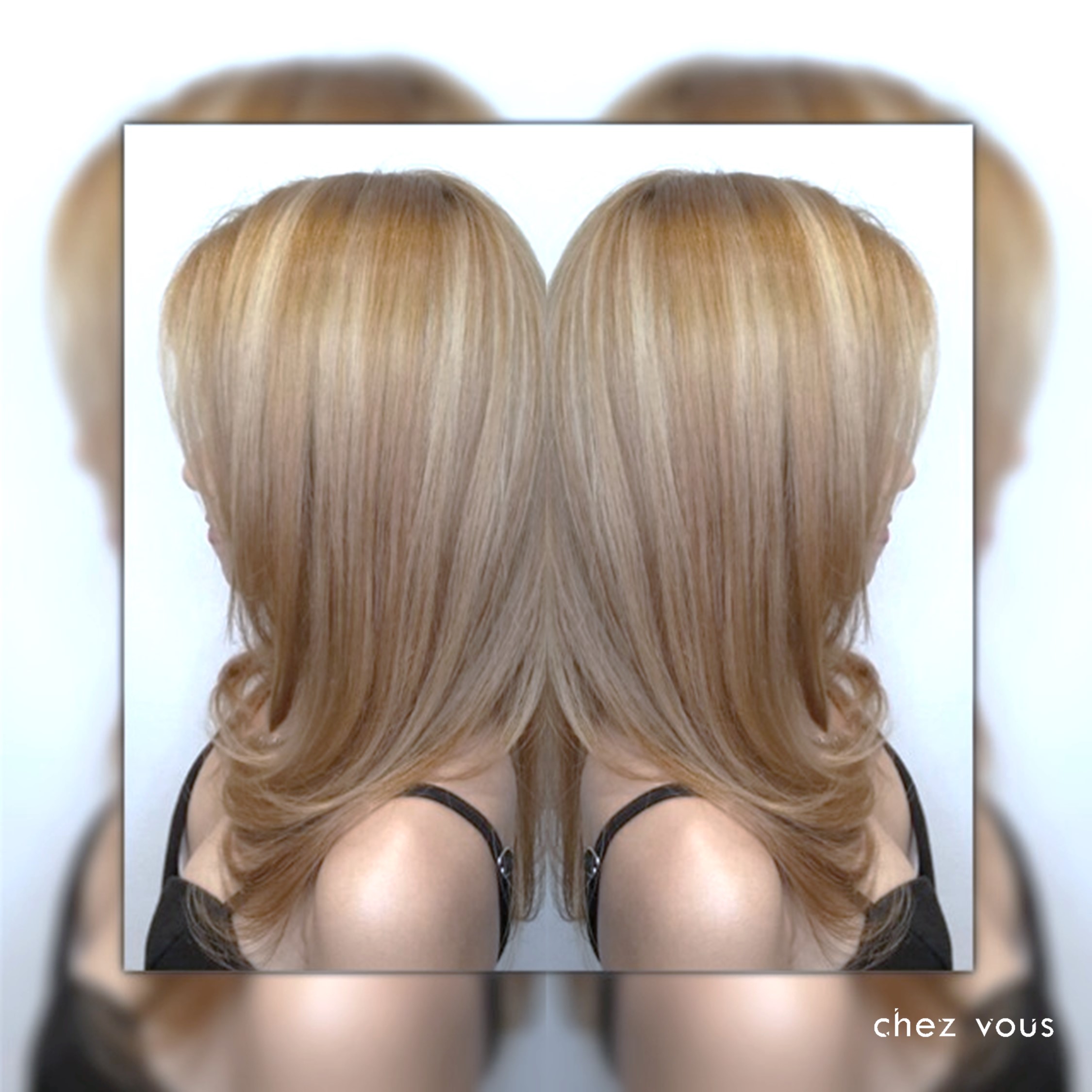 Done by Salon Director of Chez Vous: Serene Tan | Design: Buttery Beige Blonde Balayage