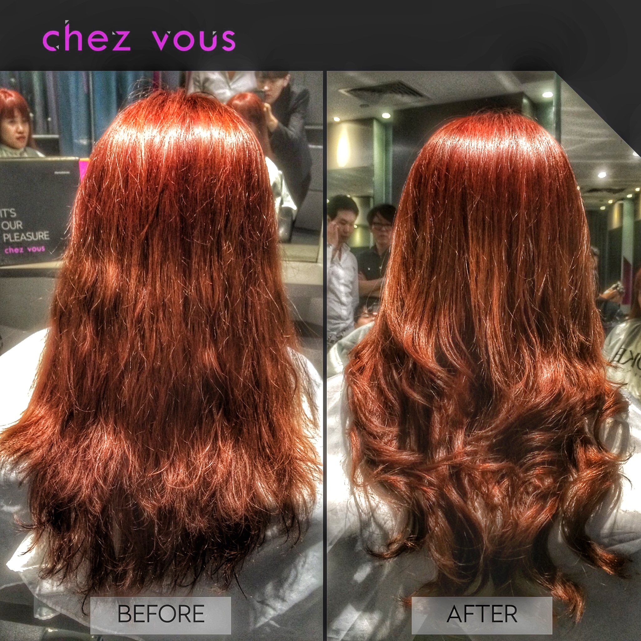 Bad Perm Fixed By Associate Salon Director of Chez Vous Veyond Chong | Amplified Treatment Perm