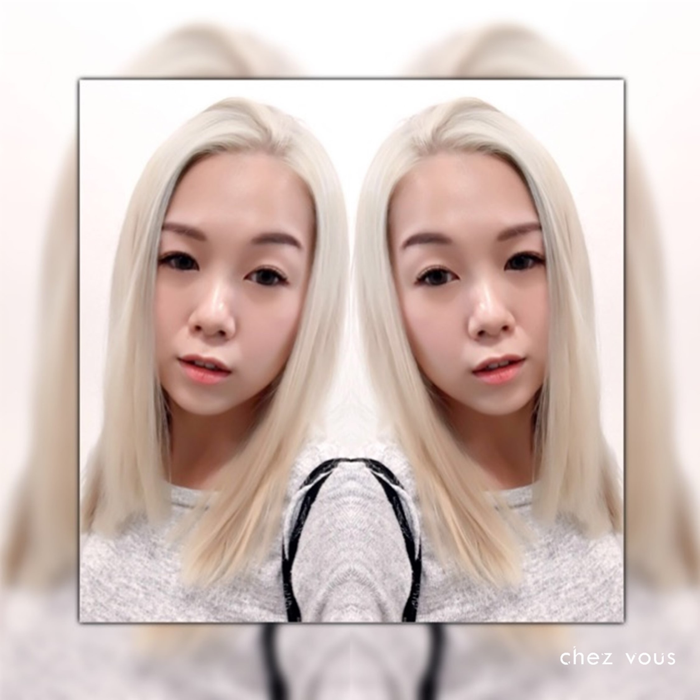 Platinum Blonde Done by Associate Salon Director of Chez Vous, Shawn Chia