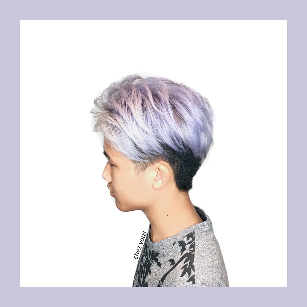 Soft Lavender with a tinge of Cod Grey Hair, Designed by Associate Salon Director of Chez Vous, Readen Chia