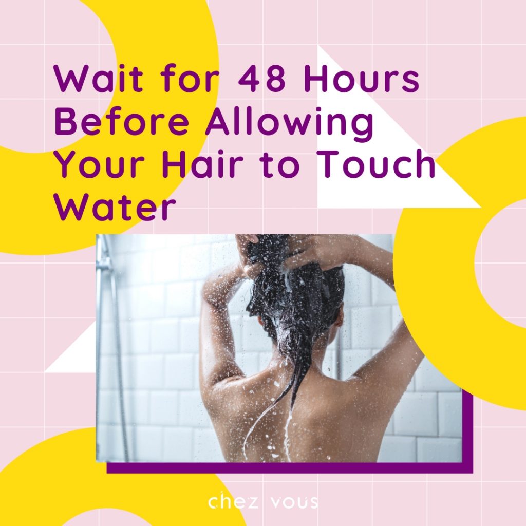 HAIR TIPS FOR NEWLY COLOURED HAIR #1: Wait for 48 Hours Before Allowing Your Hair to Touch Water