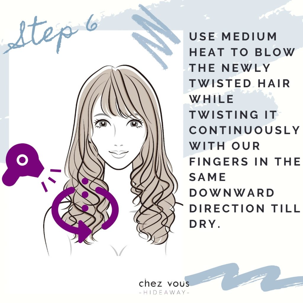 STEP 6: HOW TO STYLE OUR NEWLY-PERMED HAIR
