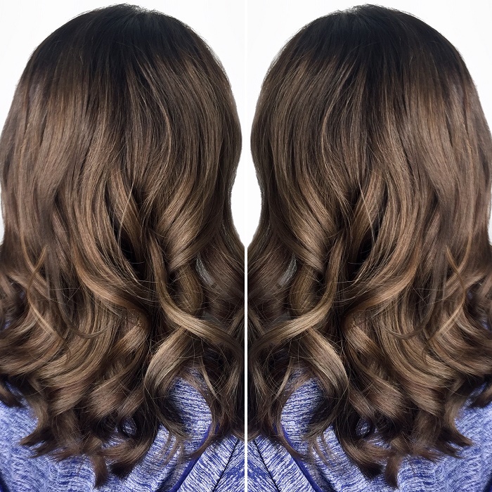 Melted Caramel Brown Hair Colour, Designed by Associate Salon Director at Chez Vous, Wai Kan