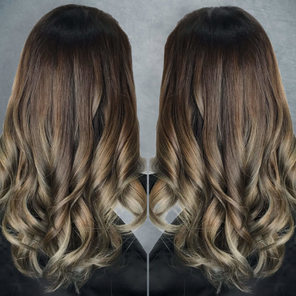 Dark to Mushroom Bronde Balayage Ombre Hair, designed by Associate Salon Director of Chez Vous, Shawn Chia