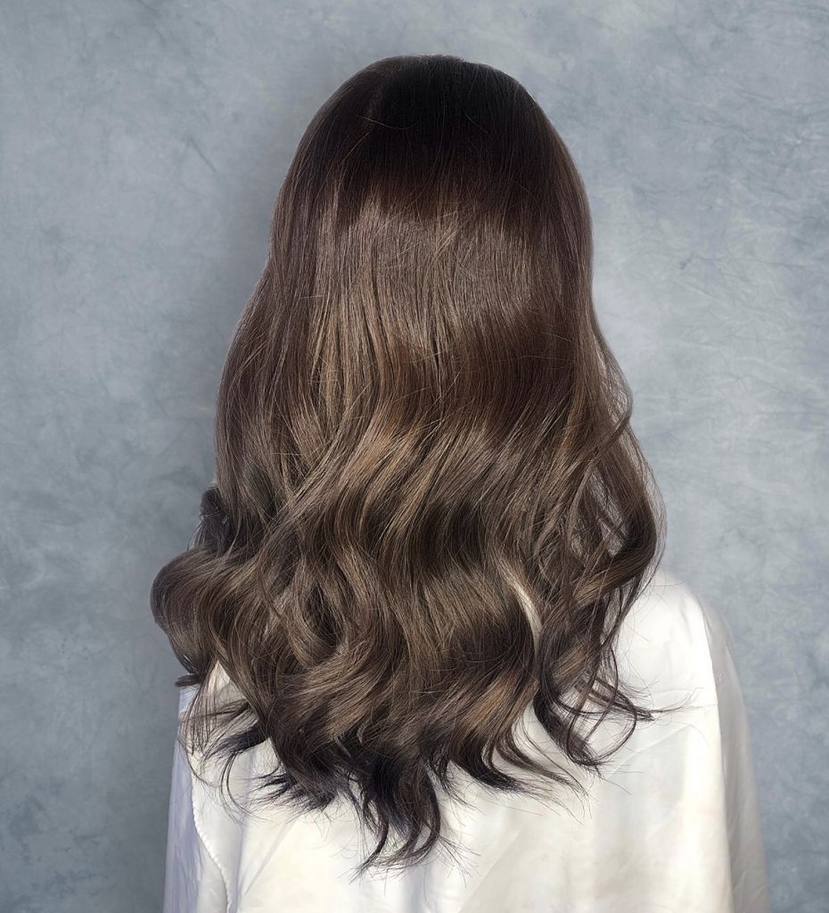 Toffee Brown Hair designed by Salon Director of Chez Vous, Emil Khor