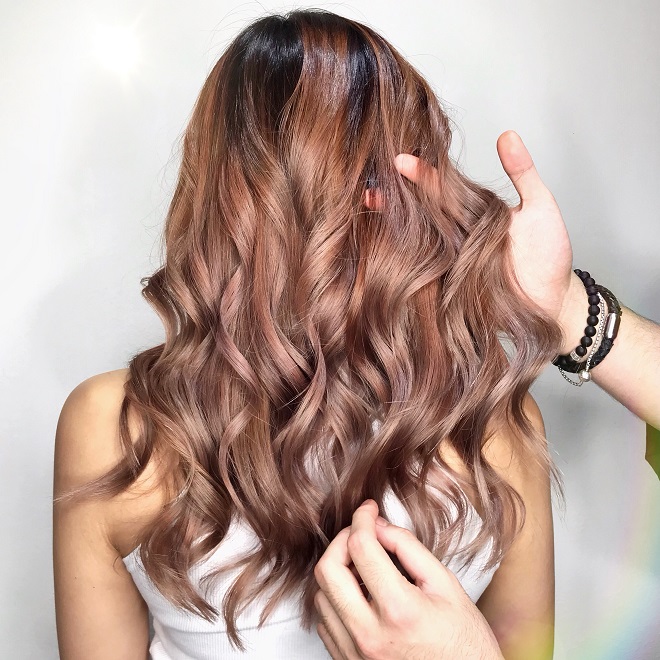 Rose Brown Balayage Designed by Associate Director of Chez Vous, Readen Chia