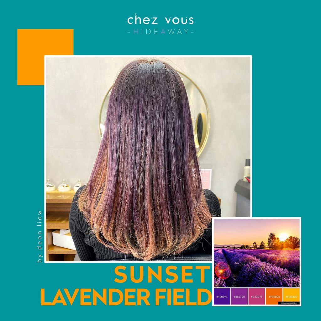 Sunset Lavender Hair Colours