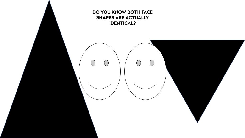 DO YOU KNOW BOTH FACE SHAPES ARE ACTUALLY IDENTICAL? 