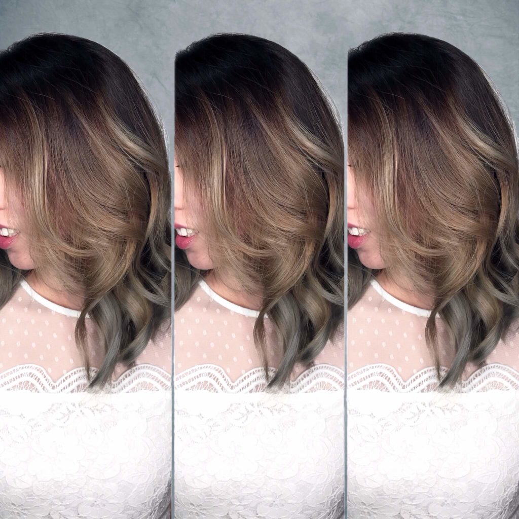 Subtle Sunkissed Mushroom Brown Balayage, designed by Associate Salon Director of Chez Vous, Wai Kan