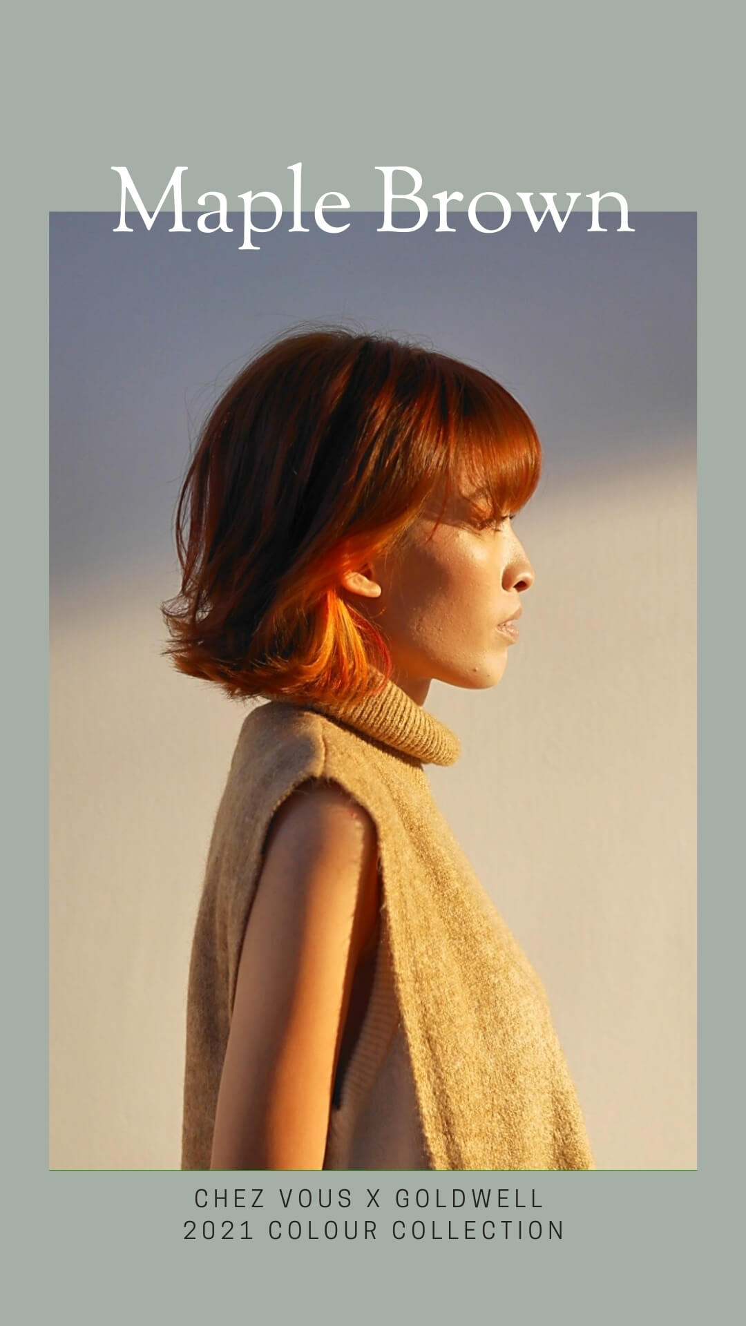 Hair Trend 2021 Maple Brown Chez Vous X Goldwell Colour Collection
