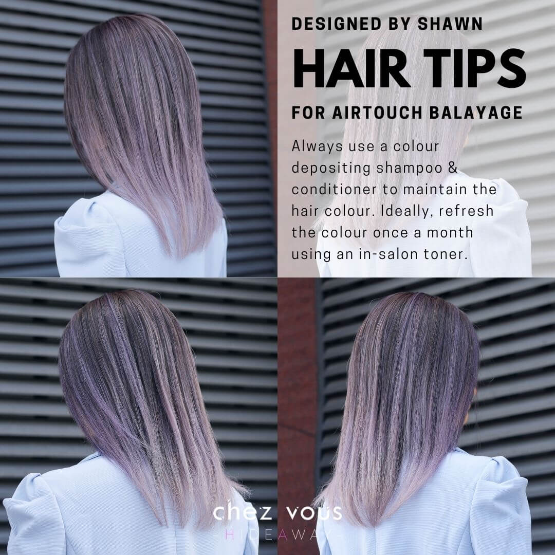 Airtouch Balayage Designed by Associate Director of Chez Vous: HideAway, Shawn Chia