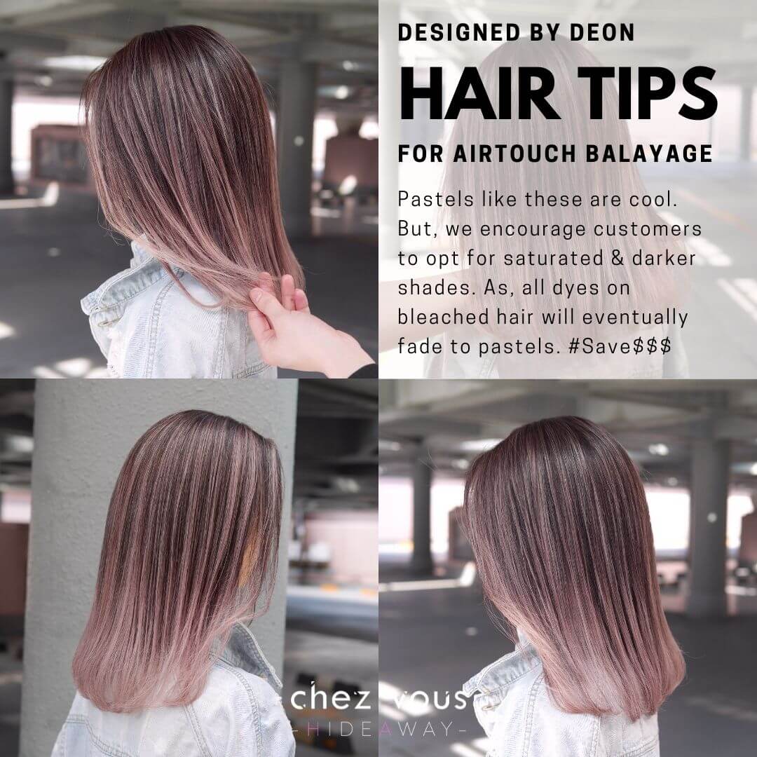 Airtouch Balayage Designed by Associate Director of Chez Vous: HideAway, Deon Liow