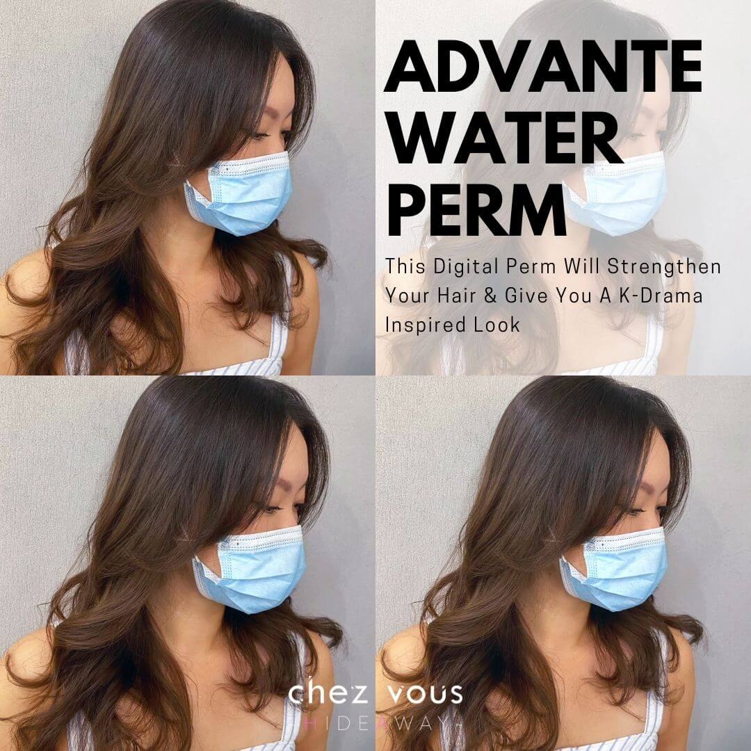 Advante Water Perm - This Digital Perm will strengthen your hair and give you a K-drama inspired look