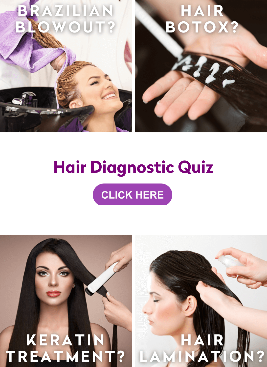 Hair Diagnostic Quiz Which Hair Treatment Suits you Best