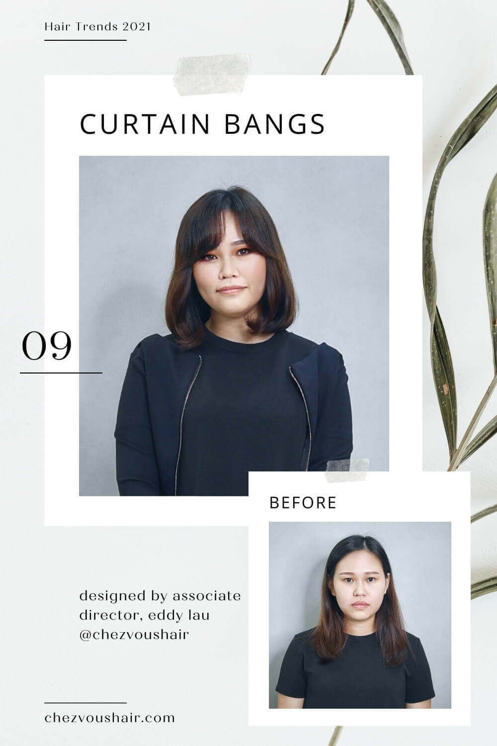 Hair Trends 2021: Revival of Curtain Bangs