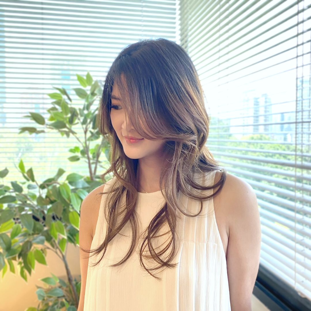 Airy Cut, aka Hush Cut designed by Salon Director of Chez Vous: Private Space, J Lim